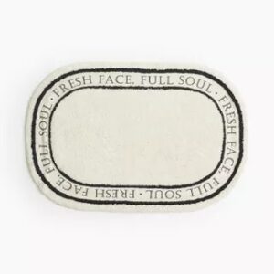 Alfombra de baño con tufting